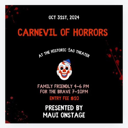 Megan's Top 10 Events: Happy Halloween, Maui News readers!